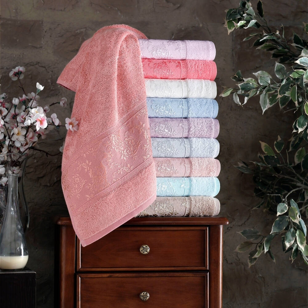 Bambu Nırvana Havlu 50x90 Cm Gül Kurusu - Maxstyle