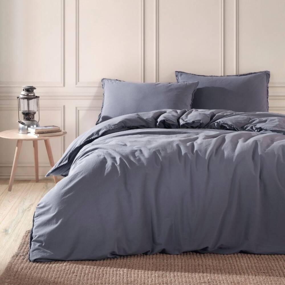 Maxstyle Placid Nevresim Takımı Natural Çift Kişilik 200x220 cm - Maxstyle