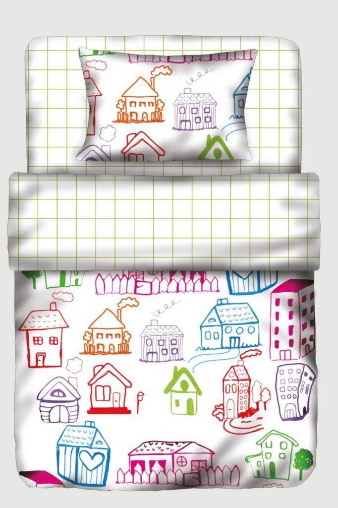 Maxstyle Ranforce Home Tek Kişilik Nevresim Takımı Bebek - Maxstyle