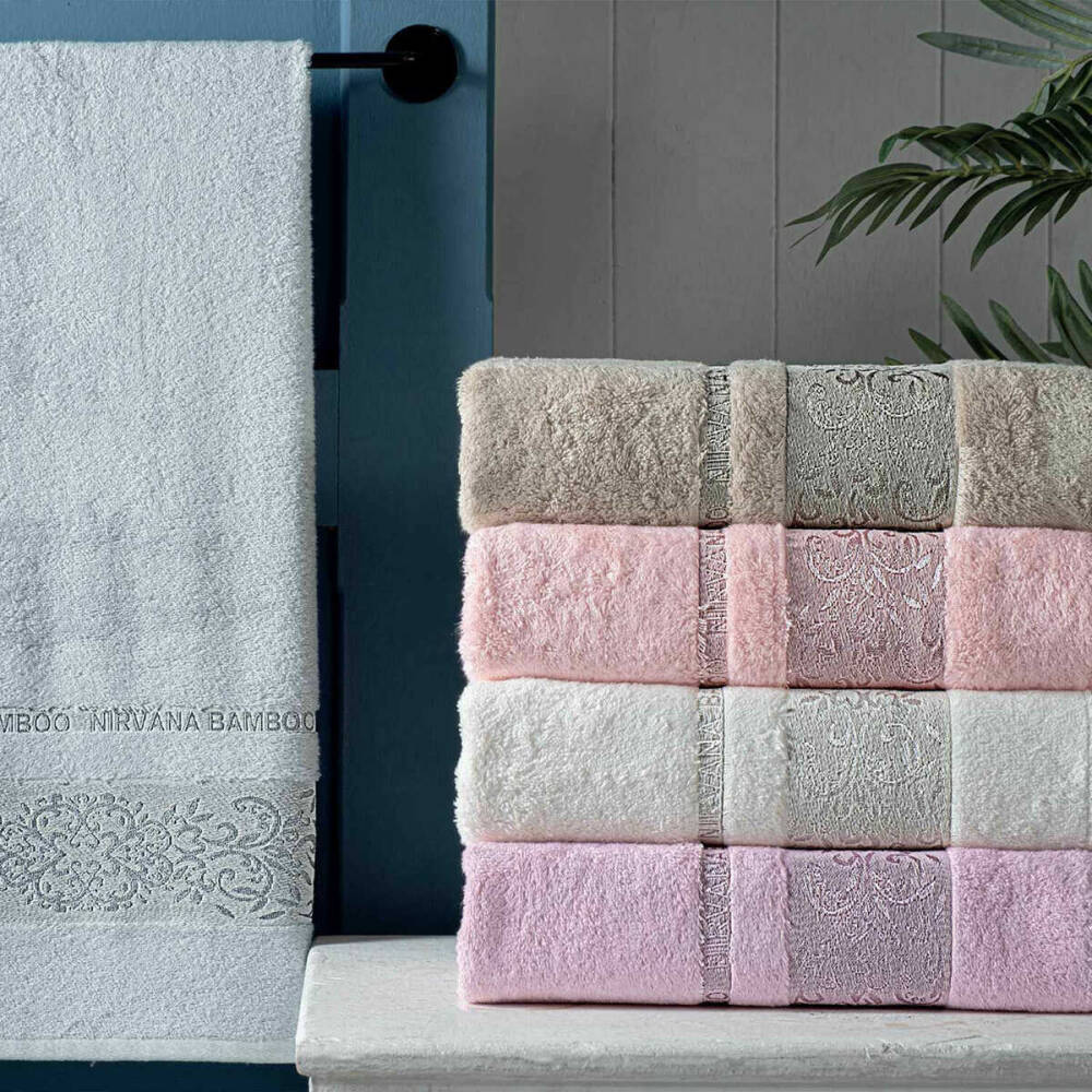 Nirvana Bamboo Havlu 50x90 Cm Bej - 1