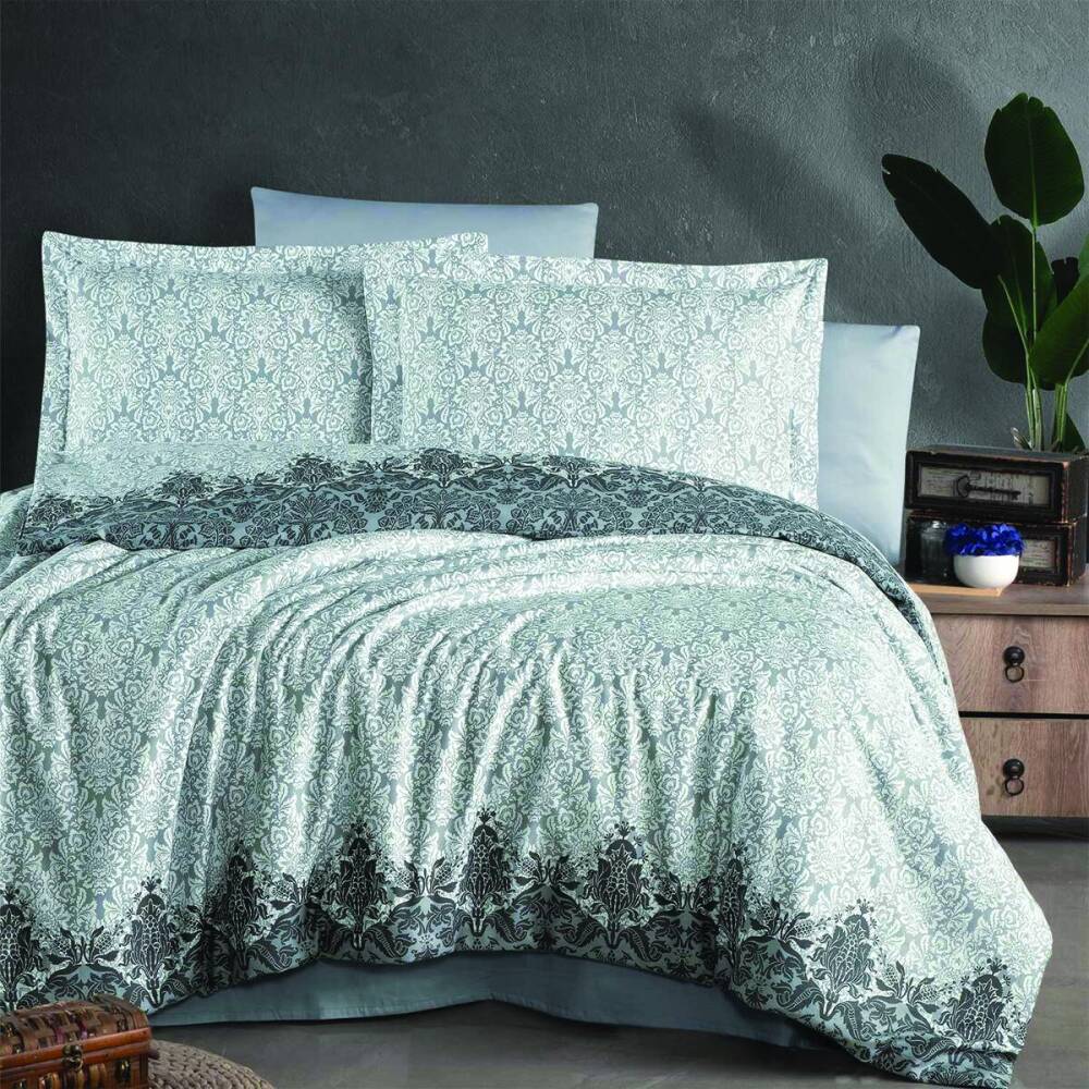 Saten Deluxe Nevresim Çift Kişilik Orya 220x240 cm - 1