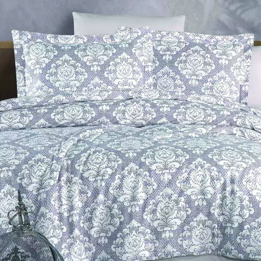 Saten Deluxe Nevresim Çift Kişilik Zorya 220x240 cm - 1